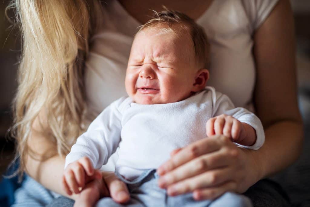 crying newborn baby